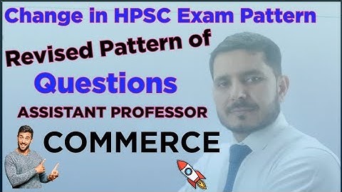 Hpsc Assistant Professor Exam Big Update || Change in Exam Pattern | HPSC Commerce Important Topics