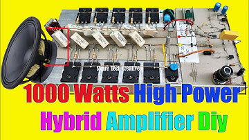 DIY 500 Watts Mono High Power Amplifier Transistor C5200 and A1943 - V2