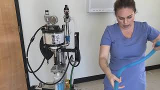 Anesthesia - How to connect the rebreathing system