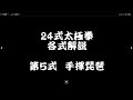 第5式 手揮琵琶