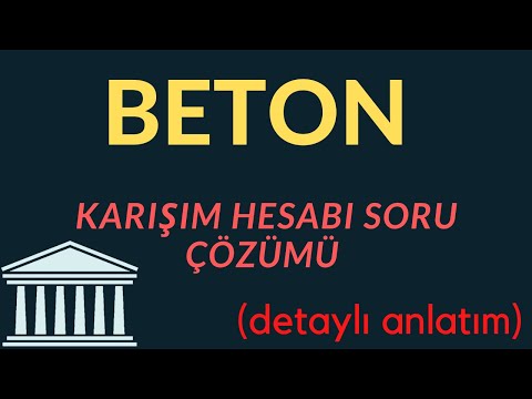 Video: 1 m3 beton başına düşen çimento miktarı. Betonun bileşimi ve dereceleri