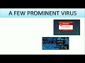 Ll a few prominent viruses ll