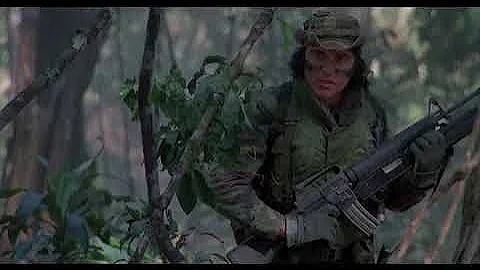 Predator 1987 Helicopter crash site scene