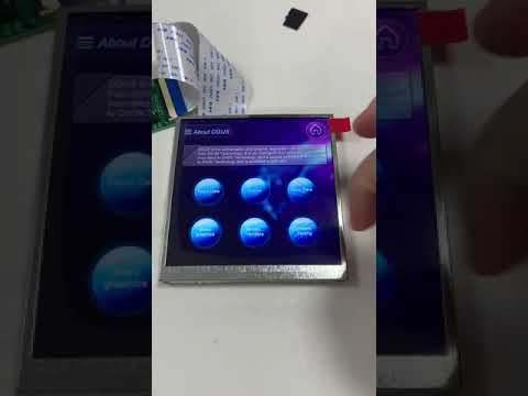 DWIN DGUS  T5L ASIC 4.1 Inches,720xRGBx720,16.7M Colors,IPS screenINCELL CTP,T5L1 DGUSⅡ system
