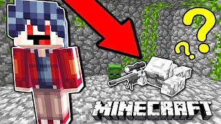 Invisible and secret sniper hunts me ! ~ Trolling gun mod battle in Minecraft snipers