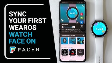 Sync your first WearOS watch face on Facer