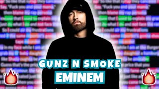 Eminem's verse on Gunz N Smoke | Rhymes Highlighted