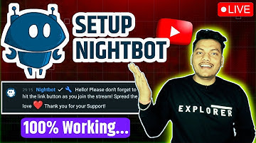 Nightbot Setup for YouTube Live Streaming 🤖| How to Add Nightbot on YouTube Live Stream 2024