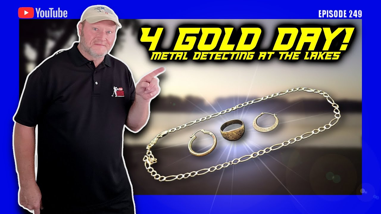 4 Gold Day! | Metal Detecting at the Lakes | Preacher Digger