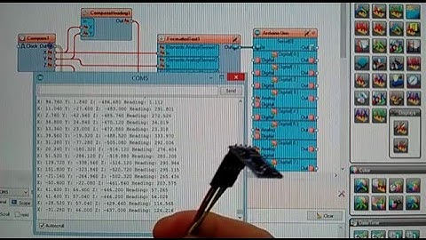 Arduino Nano: HMC5883 Compass With Visuino
