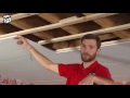 Comment poser un plafond gyproc sur un lattis en bois 