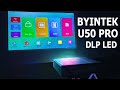 САМЫЙ ТОПОВЫЙ ПРОЕКТОР С АЛИ BYINTEK U50 pro 🔥1080P Full HD Mini 3D 4K Android Smart Wifi 4LED DLP