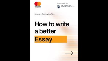 How to Write a Winning Mastercard Foundation Scholarship Essay | Tips from UBC Scholars