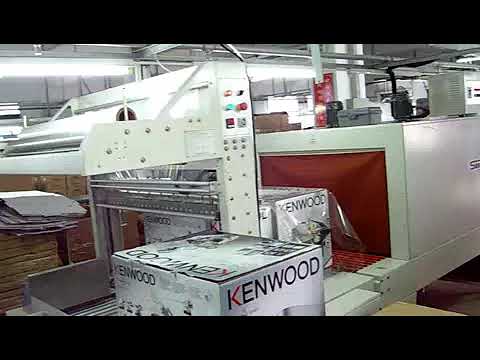 Manual cylinder pusher with free rolls sleeve PE film packing machine ...