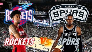 Houston Rockets vs San Antonio Spurs Live Play by Play & Scoreboard
