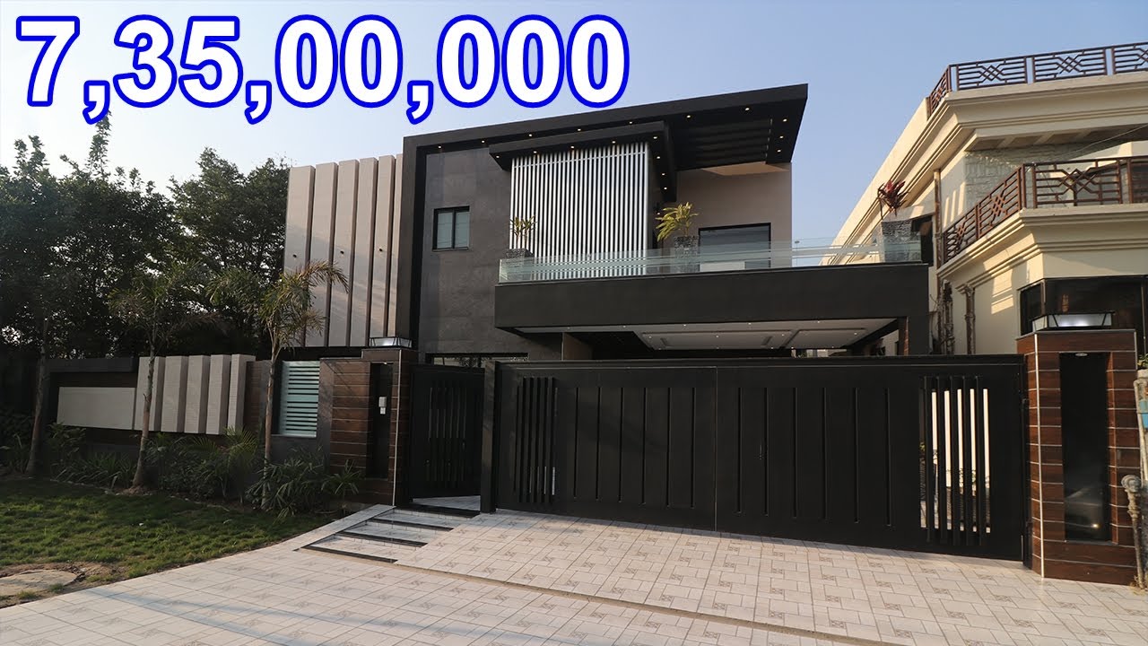 7.35 Crore, 1 Kanal 3+3 Beds Double Unit Modern Design House, Phase 2 DHA Lahore, By President Group