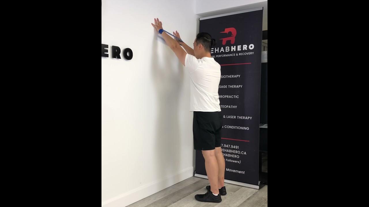 Spider Wall Walk - Scapular Winging Stability Exercise