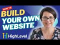 How to build your own website in a day with Go High Level