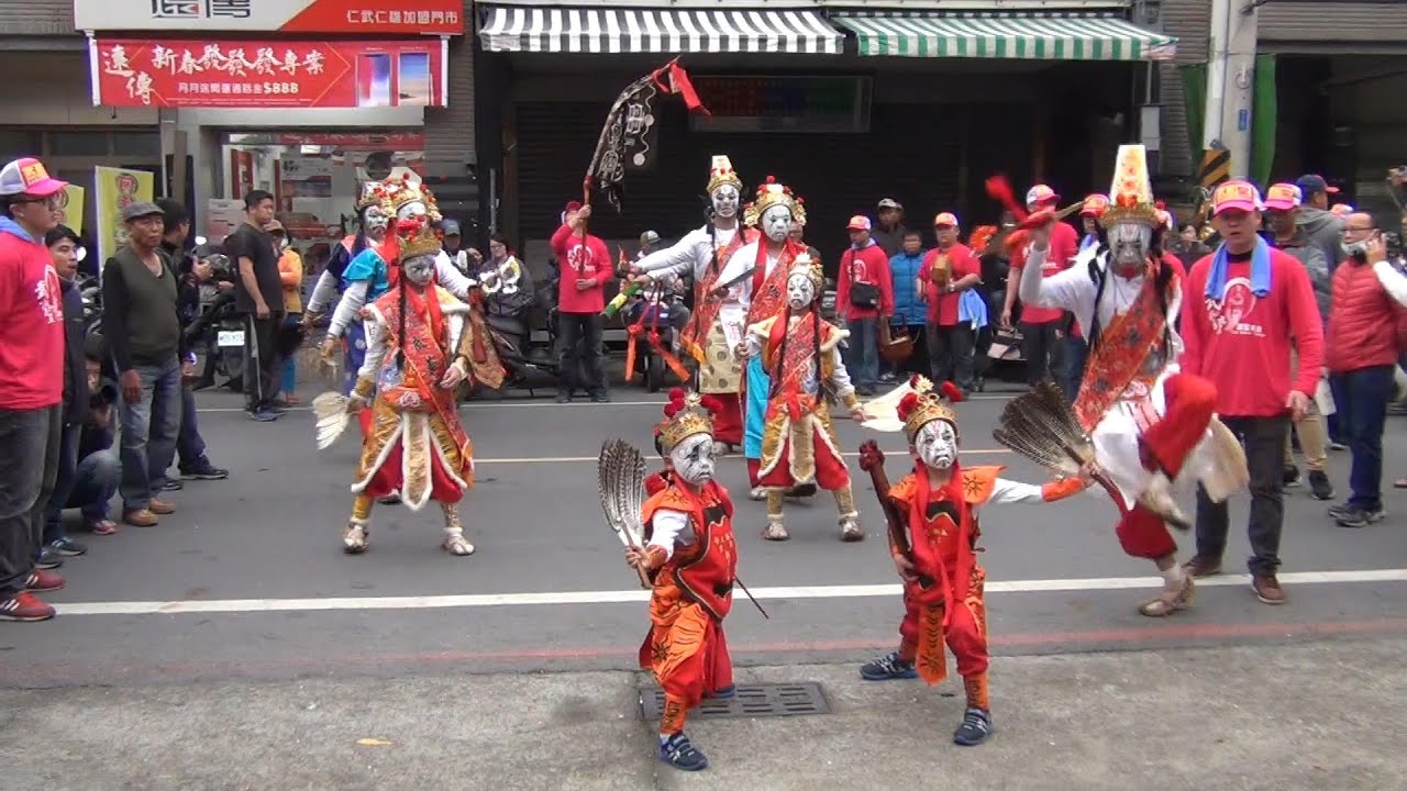 ★旗山將藝傳承 特殊跳法 ★兩組文武差~陳.沈.枷.鎖.甘.柳.謝.范.八大將~★內門清德堂什家將★