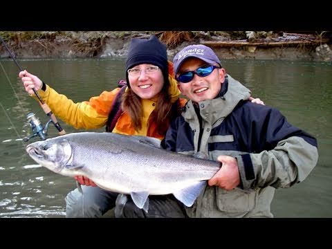 Fishing with Rod: Her biggest coho salmon