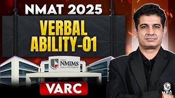 Verbal Ability for NMAT 2025 | NMAT VARC Practice Lec 01