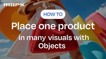How to create AI product images with Objects | Freepik How-To