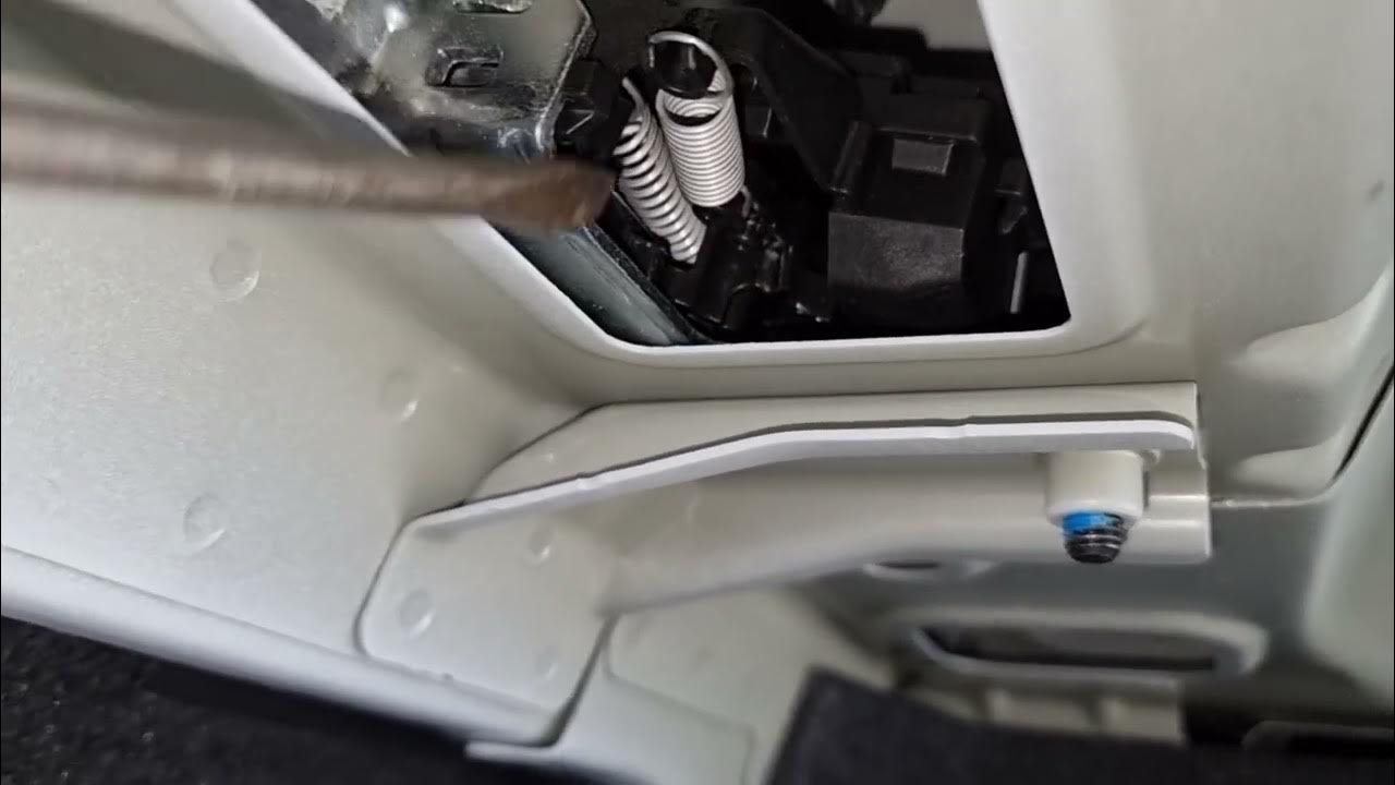 How to manually fold down Volvo S60 back seat without button (hidden