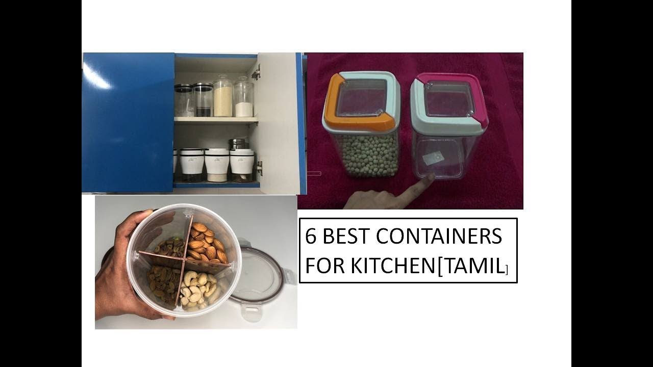 6 BEST CONTAINERS FOR KITCHEN |WHERE TO BUY || [TAMIL] - YouTube