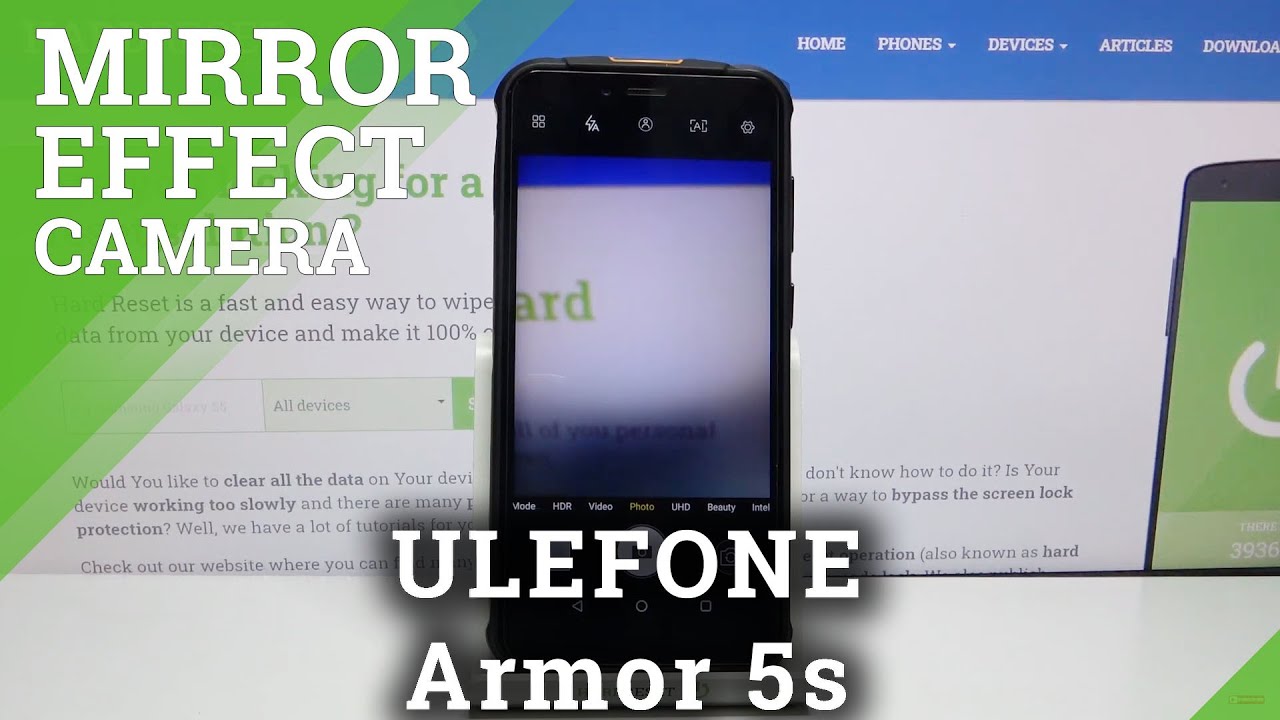 How to Enable Camera Mirror Effect in ULEFONE Armor 5s Mirror Effect