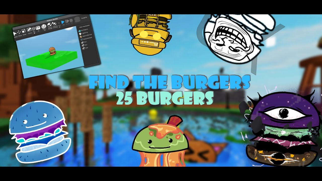 How to find ALL 25 BURGERS in Find The Burgers! [Roblox]