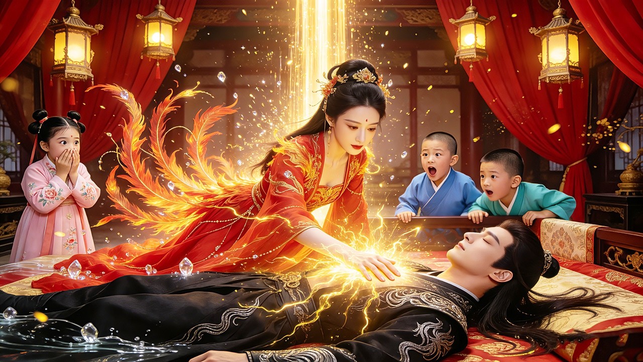 女人带三萌娃嫁植物人太子，新婚夜异能救夫成心尖宠！