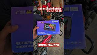TVS RONIN Android Display Installed at RAJU BHAI SKD | #rajubhaiskd