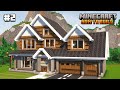 Traditional Craftsman House / Large Build / Minecraft Tutorial #2