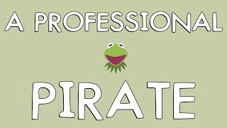 Video voorbeeld van "A Professional Pirate backing track karaoke instrumental Muppet Treasure Island"