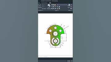 AutoCAD Orthographic drawing #autocadtutorialformechanicalengineers #cad #engineering #Orthographic