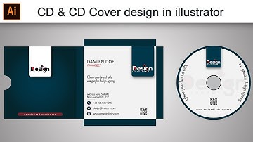 CD & CD Cover Design in Adobe Illustrator | Full Tutorial