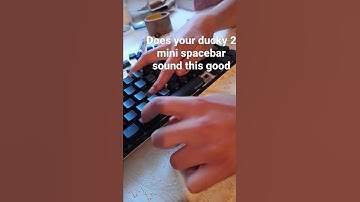 ducky one 2 mini spacebar