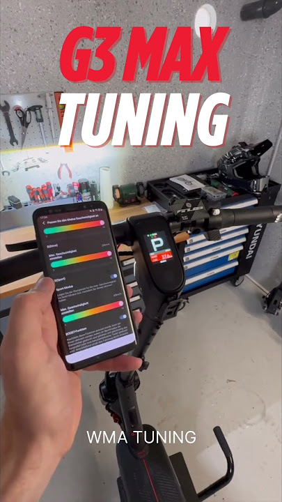 Segway G3 Tuning in 5 minutes via Phone - IOS & Android #escooter #segwayg3 #segway #escootertuning