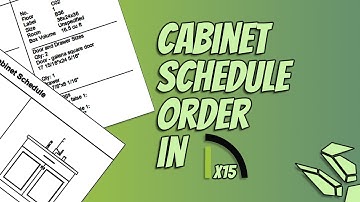 Numbering Your Cabinet Schedules For Installers In Chief Architect X15