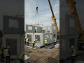 They Built a FULL House in 9 Seconds 🤯 Modular Construction Timelapse