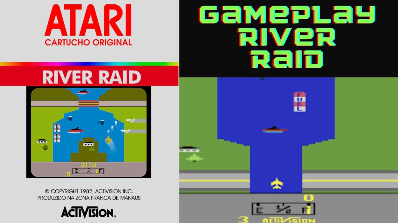 River Raid Atari 2600 – Gameplay Clássico que Marcou Geração! - YouTube