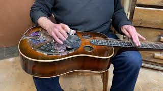 “Killing Me Softly” Resonator Guitar Cover by Johnny Bellar on Griffis Guitar #24