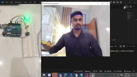 Face Detection with Python and Arduino: Real-Time LED & Buzzer Alert System