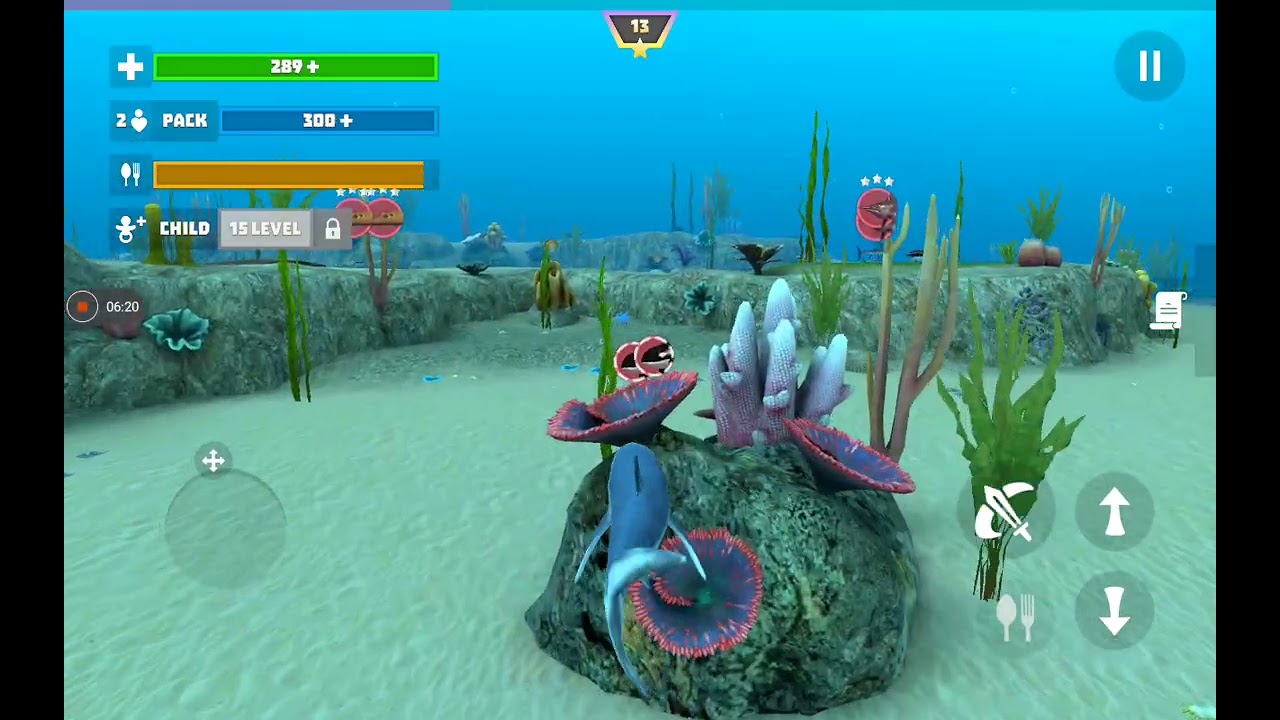 Shark fish simulator gameplay #1 parte