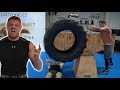 Bauchabhärtung EXTREM! - 200kg Reifen auf Kampfsportler | Michael SMOLIK