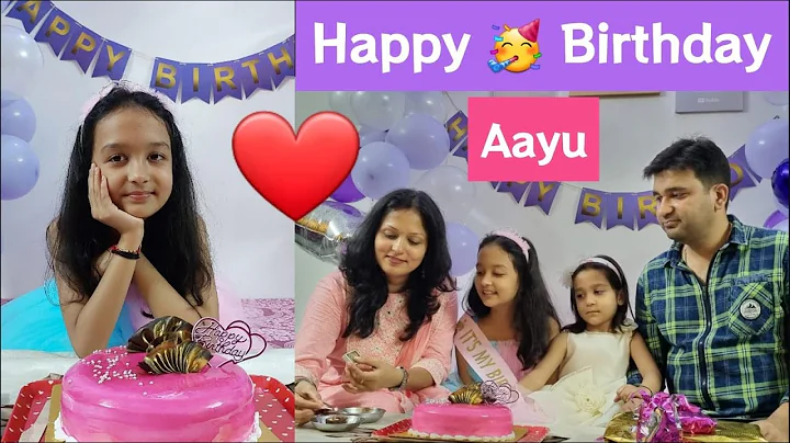 B'DAY CELEBRATION 🎉🥳🎂😃 | Birthday Vlog 🎉🥳 | Aayu and Vanu