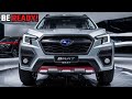 2025 Subaru Brat Unveiled! The Most Powerful Pickup 🚗