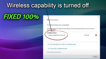 [Fix] - Wireless capability is turned off in Windows 10 /11/8/7 | Fix All Wifi Issues