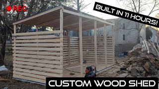 How to build a CHEAP wood shed DIY by Speedokote refinish network 1,719 views 2 months ago 12 minutes, 22 seconds