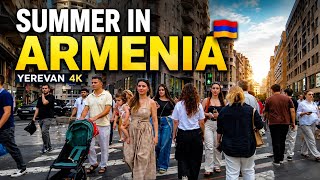 Yerevan 🇦🇲 Northern Avenue 4K Walking Tour | Friday Evening 2026